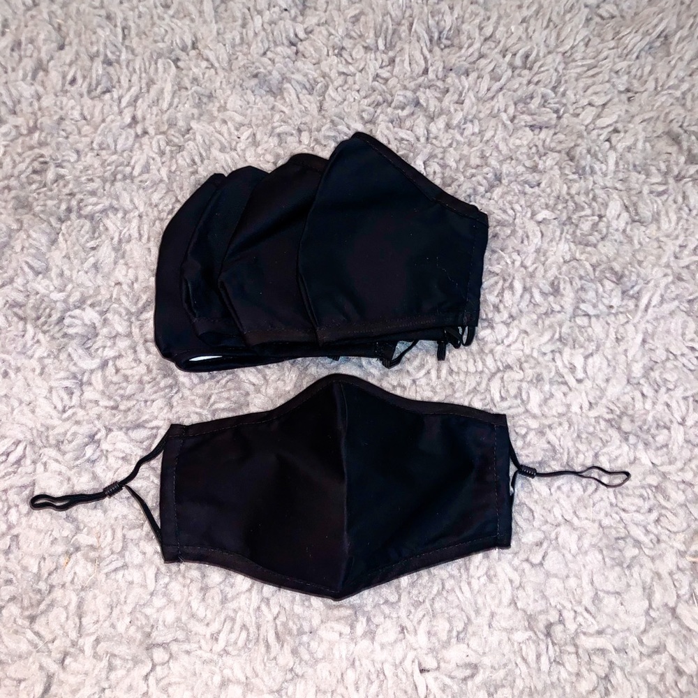 Amazon Black Face Mask Set